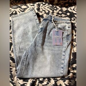 Straight cropped jeans